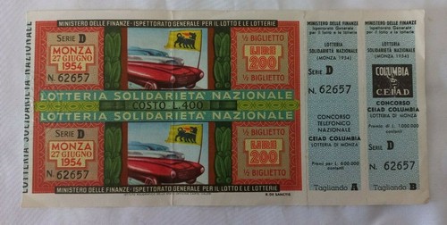 4367 biglietto della - -,