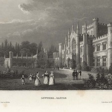 Lowther Castle rovina casa di