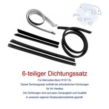 Mercedes-Benz W107 R107 280-560SL Guarnizioni Set Cabrio Cappotta 6-tlg