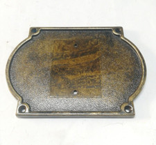 Alubox Targa porta numeri civici e lettere in ottone brunito 50TARGA1OB