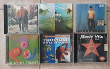 Used Music CD 6 PCS :Bob Dylan,Elisa,Nek,Las ketchup,Tropical Collection,Max Fa.