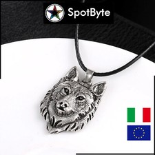 Collana Uomo Testa di Lupo