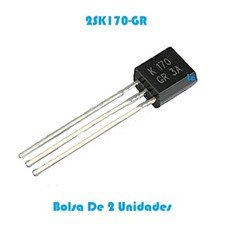 Transistor 2SK170 GR - 2SK170 BL - 2SK170 - Tipo JFET - Bolsa De 2 Unidades