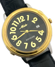 MIDO Bodyguard Sveglia di Sicurezza SET COMPLETO Orologio Uomo Quarzo Quadrante Nero