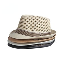 Uomo Unisex Paglia Cappello di
