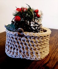 Cestino Portaoggetti Uncinetto