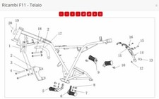 PEDANA DX COMPLETA RICAMBI