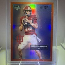 2025 Bowman Chrome U - Fernando Mendoza 1955 Bowman arancione /25 - Hoosiers 