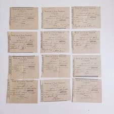 1897/00 Società Per Le Cucine Economiche 12 Ricevute Badia Polesine C04056