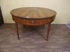 TAVOLO ROTONDO IN NOCE STILE DIRETTORIO PIEMONTESE EPOCA 800