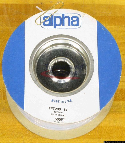 Tubo teflon alpha wire - tubo, in