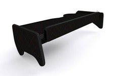 TAVOLO LUNGO CRUSCOTTO LED IN LEGNO MAN CABINA STRETTA TGA TGL NERO E ROSSO