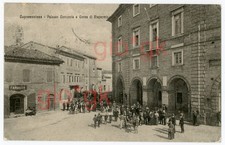 Cupromontana - Palazzo Comunale e Cassa di Risparmio - Farmacia - Ancona - 1917