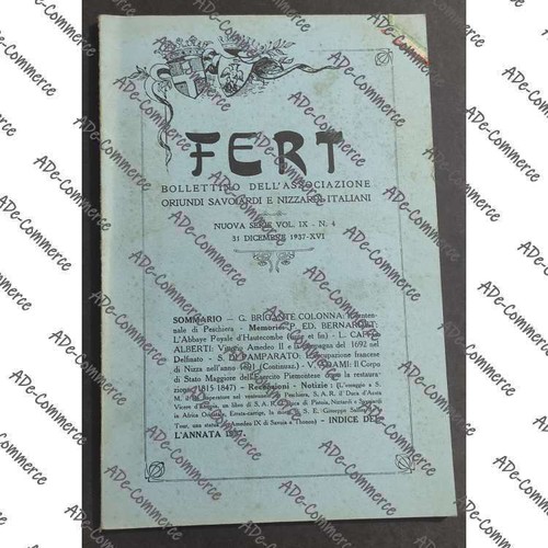 Fert bollettino associazione - fert,