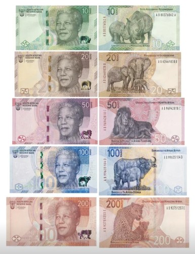 Rand sudafricano set completo