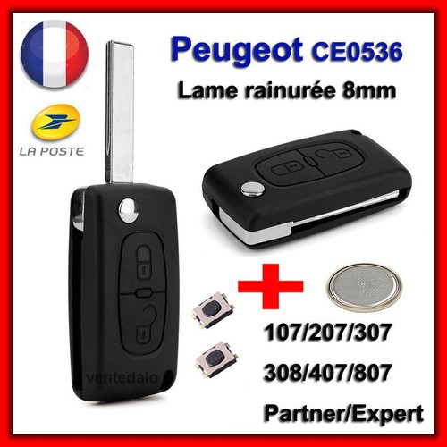 Guscio chiave per peugeot 107 - peugeot,