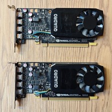 2X NVIDIA Quadro P1000 (non