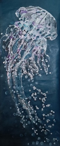 Dipinto meduse acrilici - acrilici, su