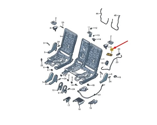 Meccanismo bloccaggio sedile