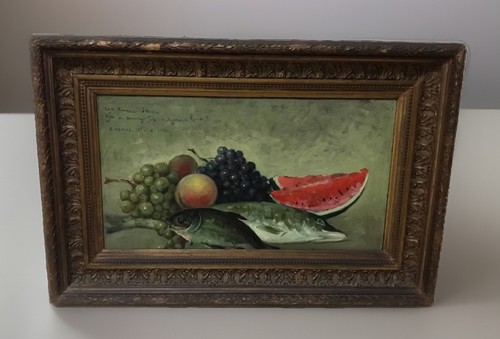 Antico dipinto olio su - 🌈,