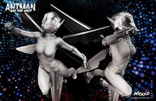 The Wasp, Marvel, 1/4-1/24, scultura, personaggio, non dipinto, stampa 3D,