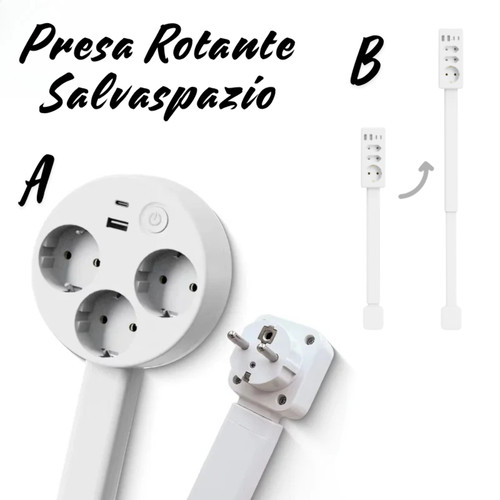 Presa rotante salvaspazio - salvaspazio, con