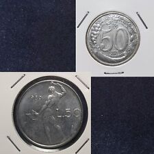 Italia- Moneta 50 LIRE Vulcano