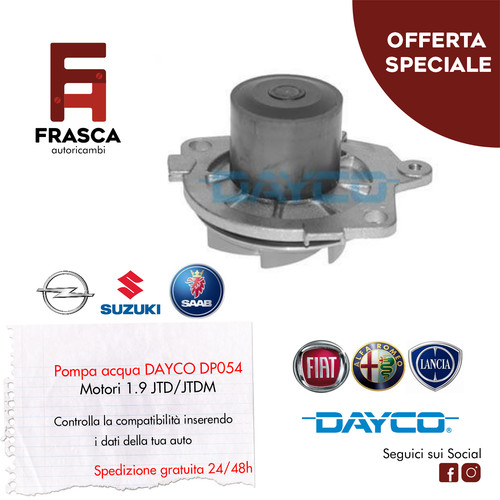 Pompa acqua dayco alfa - acqua,