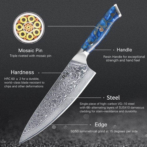 Coltello cucina 20cm - da,