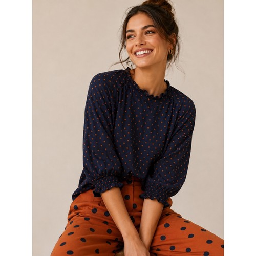 Blusa zara blu - blusa, arancione