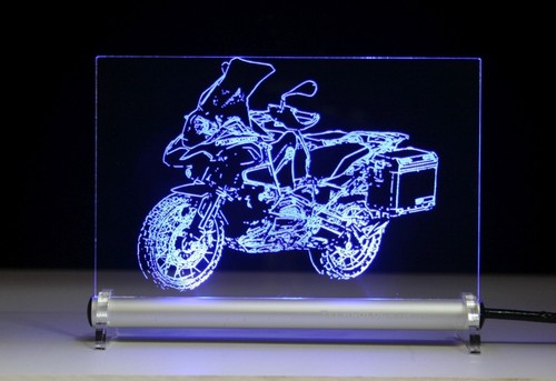 Targa luminosa led - luminosa, incisa