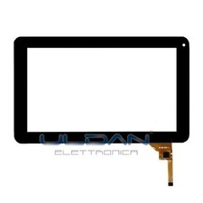 TOUCH SCREEN Audiola TAB-0192 FLATE STRETTO VETRO Digitizer 9,0" nero