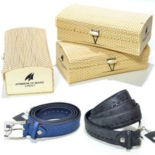 Cintura uomo Armata di Mare sport idea confezione regalo jeans/nero 125 cm 