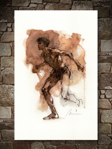Quadro acquerello originale