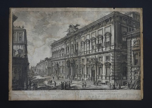 Veduta del palazzo fabbricato - del,