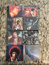 Jimi Hendrix 8 Album CD Lot; 13 Total Discs; Live at Woodstock, West Coast Boy
