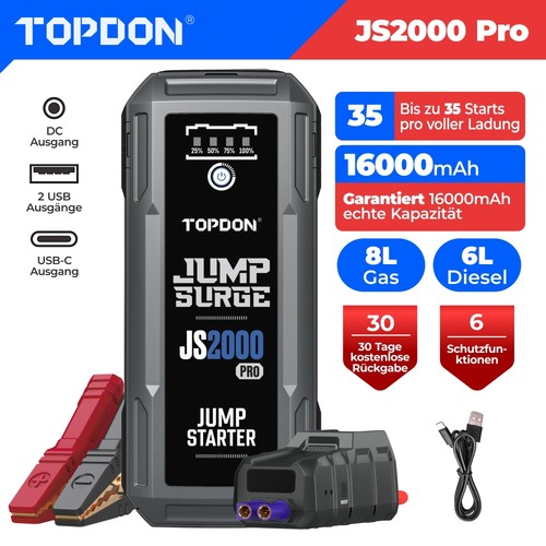 Topdon js2000 pro 2500a - topdon,