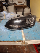 FARO PROIETTORE SINISTRO 2H7 C/MOT EL PER VW POLO 09/09> MASCHERINA NERA
