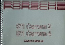 PORSCHE OWNERS MANUAL OWNER'S