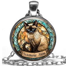 Collana Mamma Gatto Siamese