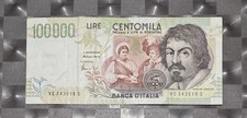 100000 Lire Caravaggio II