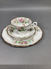 Royal Albert Bone China Cup, Saucer And Dessert Plate - England