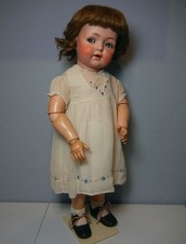 Antica bambola in porcellana K&R Simon & Halfig 121 - bambino - occhi flirtati - 68 cm