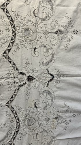 Tovaglia vintage cotone - vintage, ecru