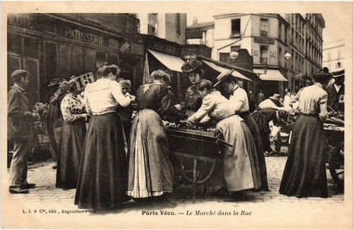 Paris vécu marché dans la - pc,