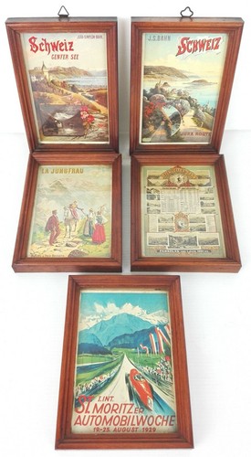 Lotto cartoline incorniciate - lotto, 5