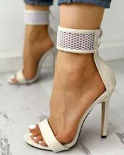 Sandali stiletto bianco