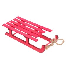  Decorazioni per le vacanze di Natale Slitta decorativa in legno Slitte in legno
