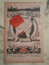 Publicité Guide MICHELIN 1920 Bibendum 
