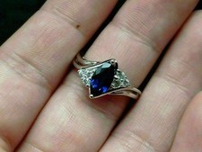 Anello Fede Nuziale Zaffiro